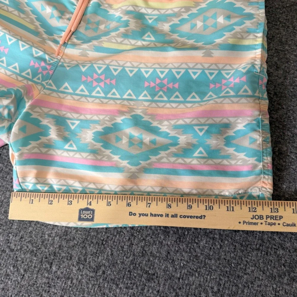 Chubbies Swim Trunks Mens L 38x5.5 Geometric Shorts Quick‎ Dry Lined Drawstring